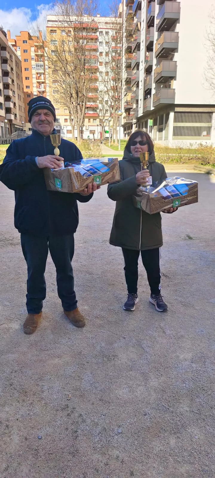 Subcampeones, Jesús y Lourdes