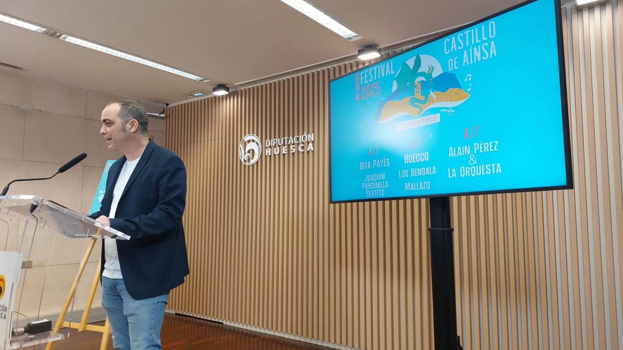 Carlos Sampériz, diputado de Cultura