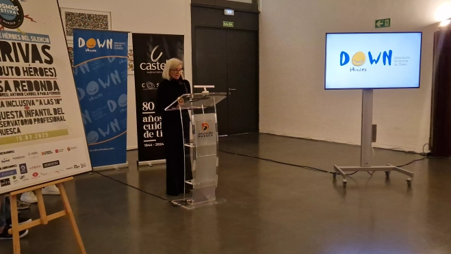 Nieves Doz, presidenta de Down Huesca. Foto Myriam Martínez Nieves Doz, presidenta de Down Huesca. Foto Myriam Martínez