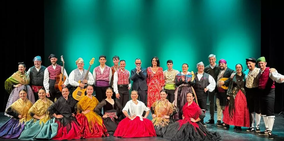 Protagonistas de la gala de la jota celebrada el pasado año.