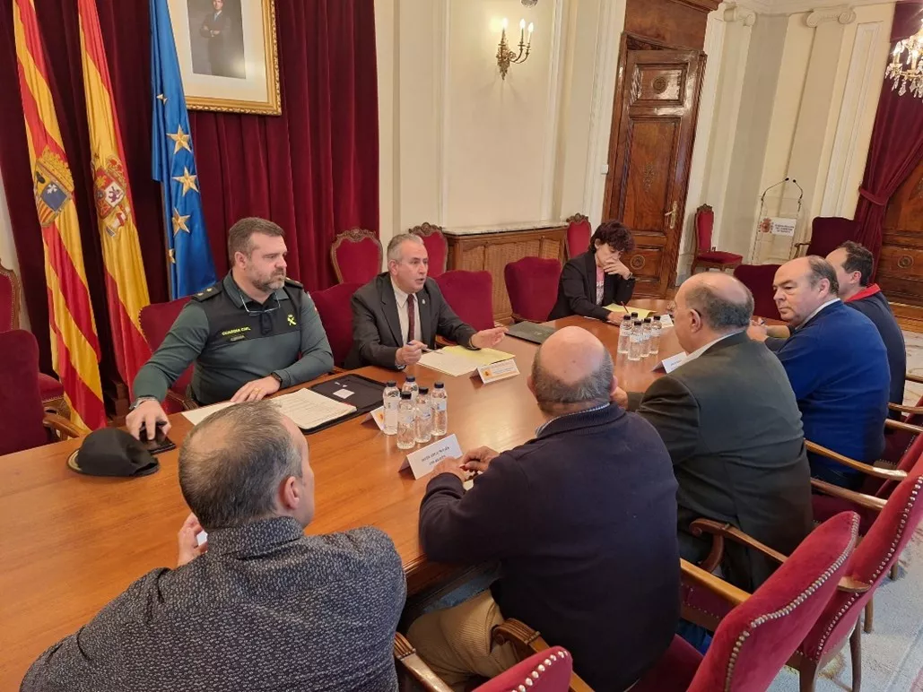 Encuentro en la Subdelegación del Gobierno con representantes de las organizaciones agrarias.