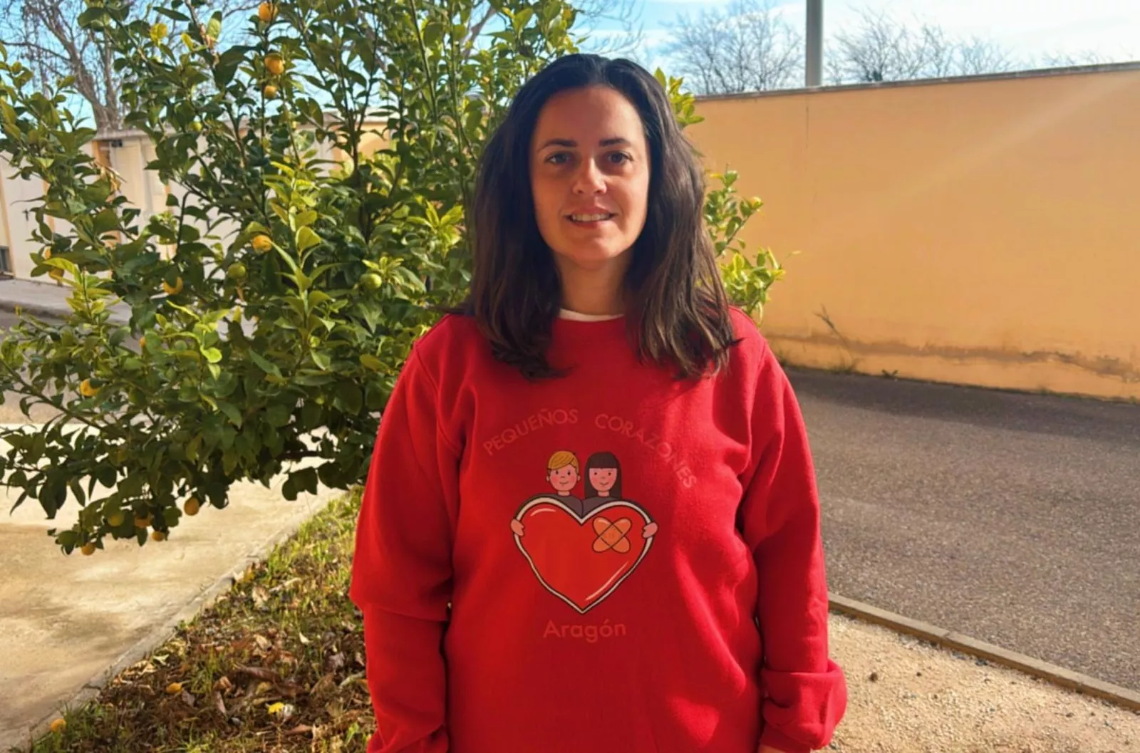 Alazne Gutiérrez, presidenta de Pequeños Corazones Aragón.