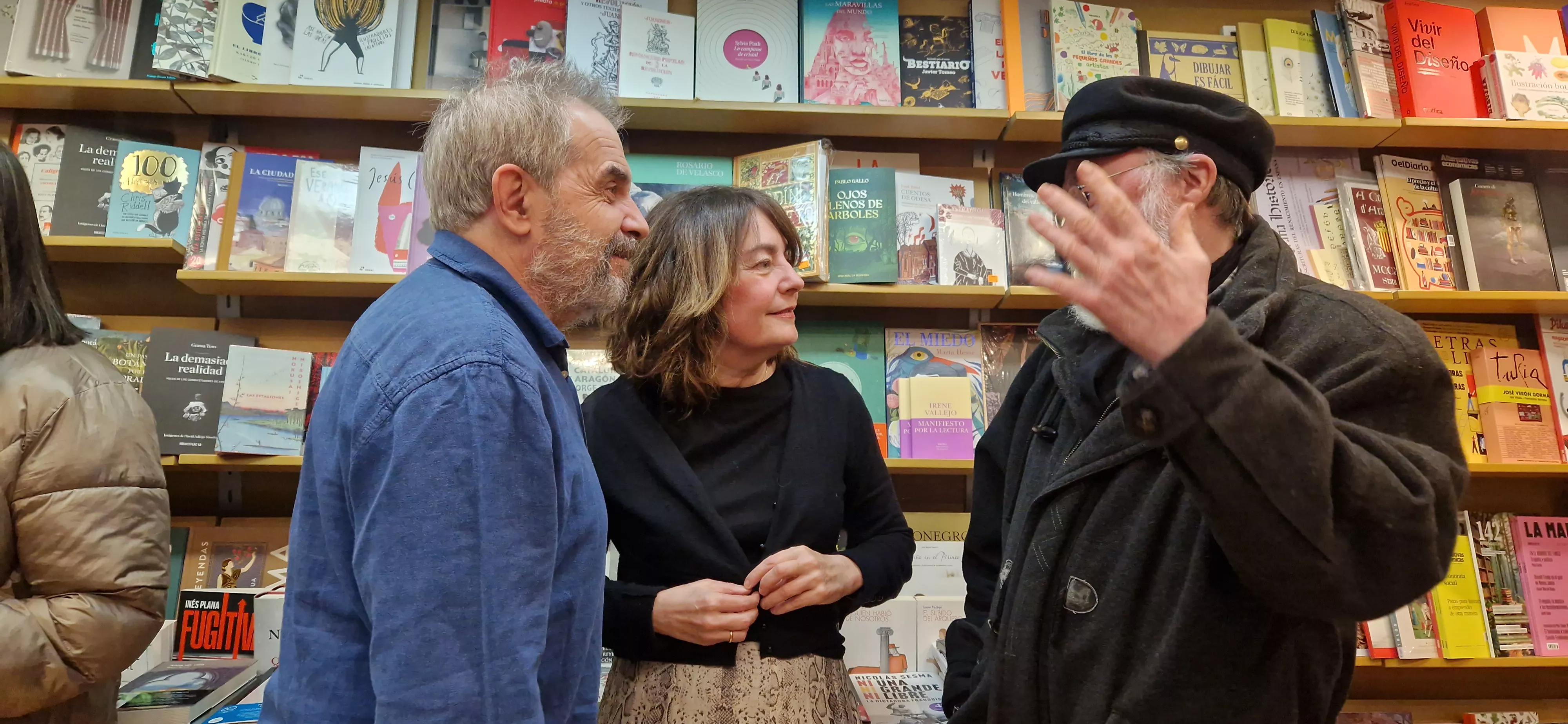 Presentación de "Los íntimos" de Marta Sanz en la Anónima. Foto Myriam Martínez