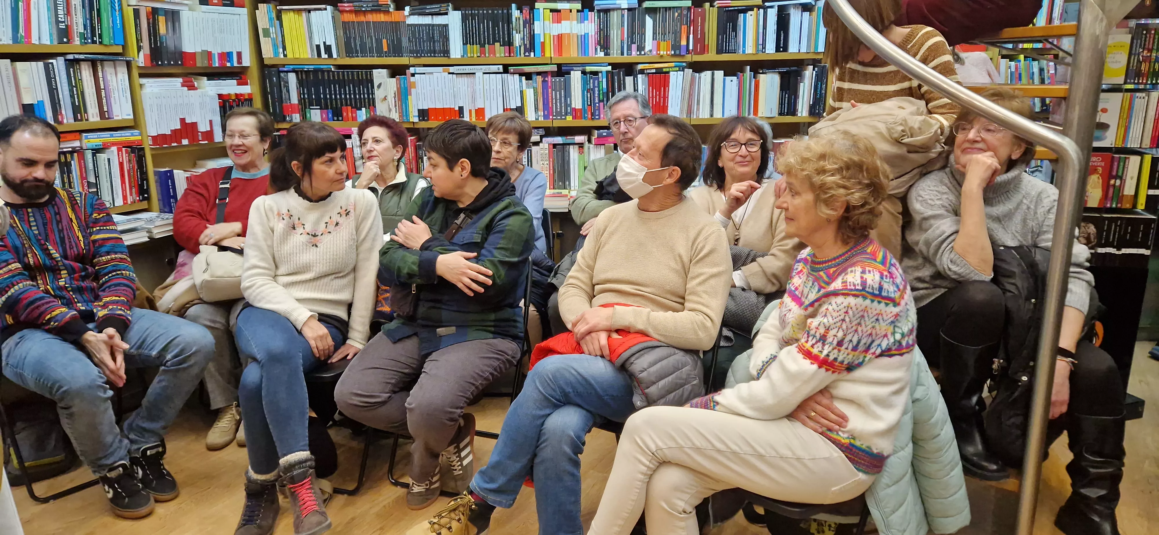 Presentación de "Los íntimos" de Marta Sanz en la Anónima. Foto Myriam Martínez