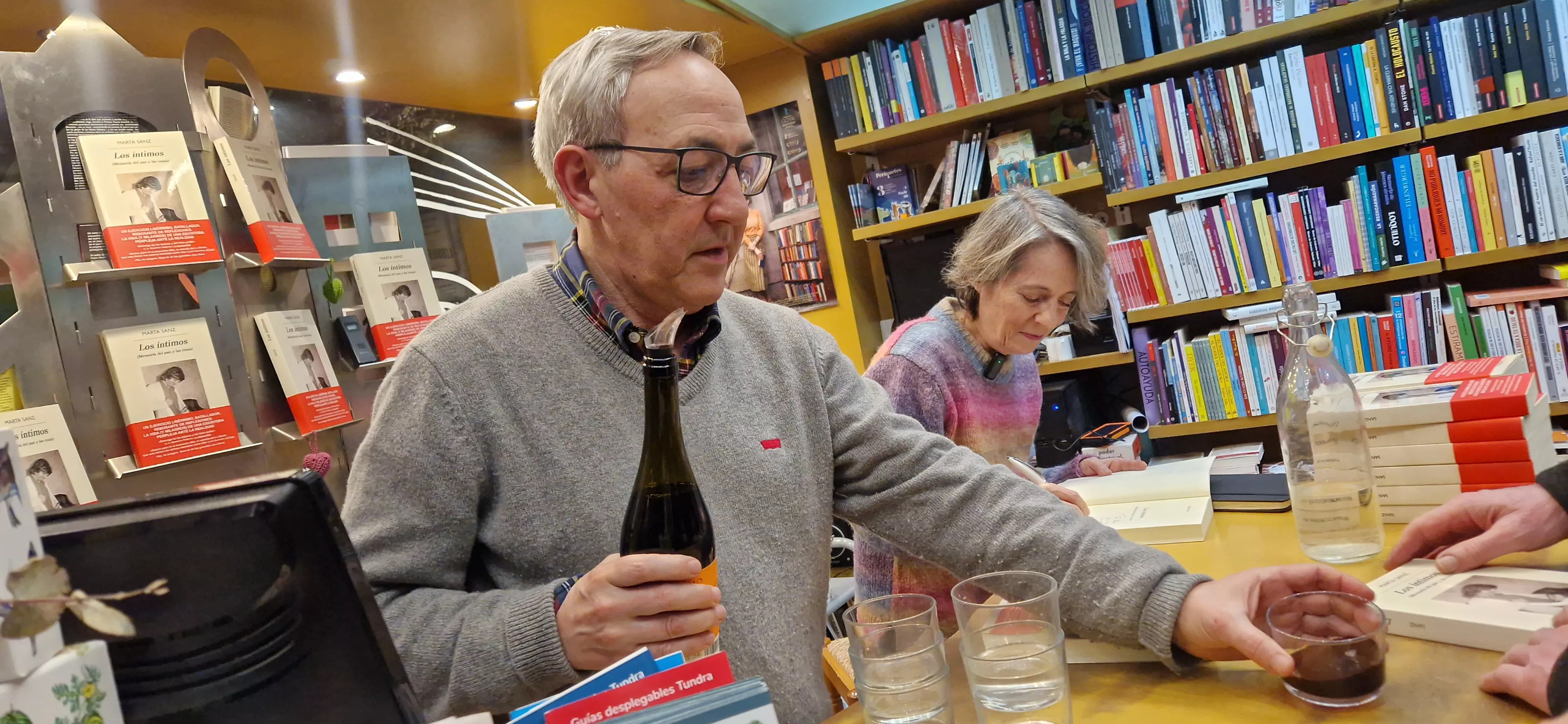 Presentación de "Los íntimos" de Marta Sanz en la Anónima. Foto Myriam Martínez