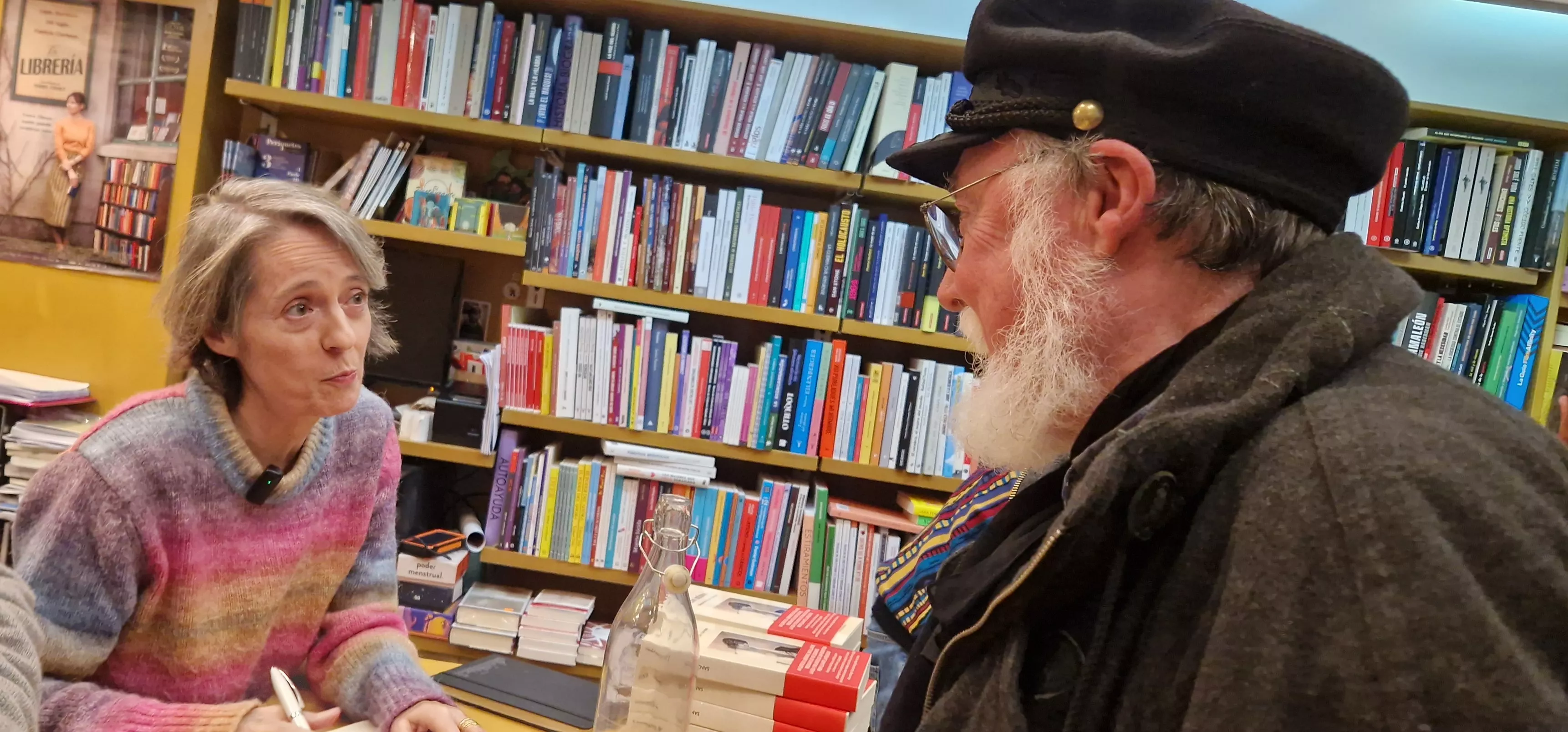 Presentación de "Los íntimos" de Marta Sanz en la Anónima. Foto Myriam Martínez