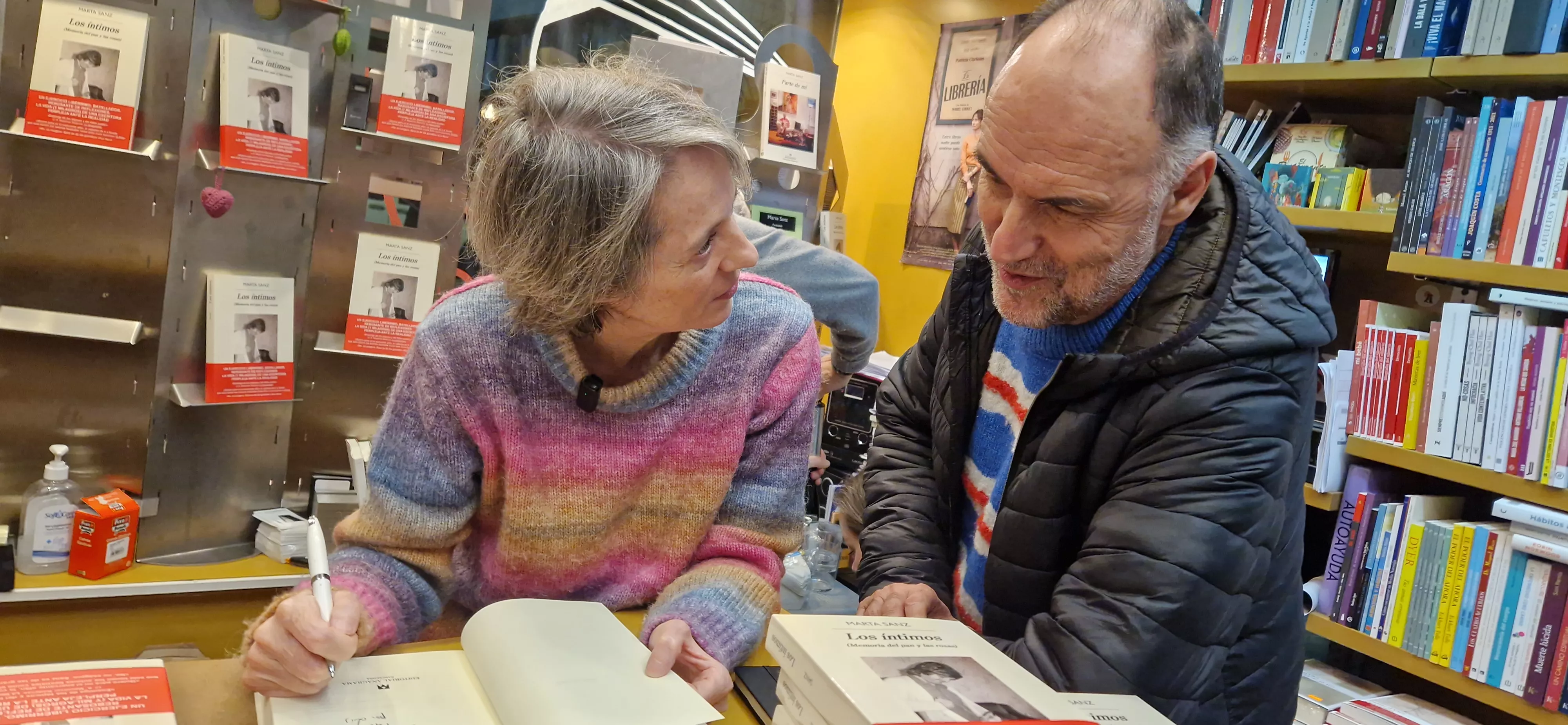 Presentación de "Los íntimos" de Marta Sanz en la Anónima. Foto Myriam Martínez