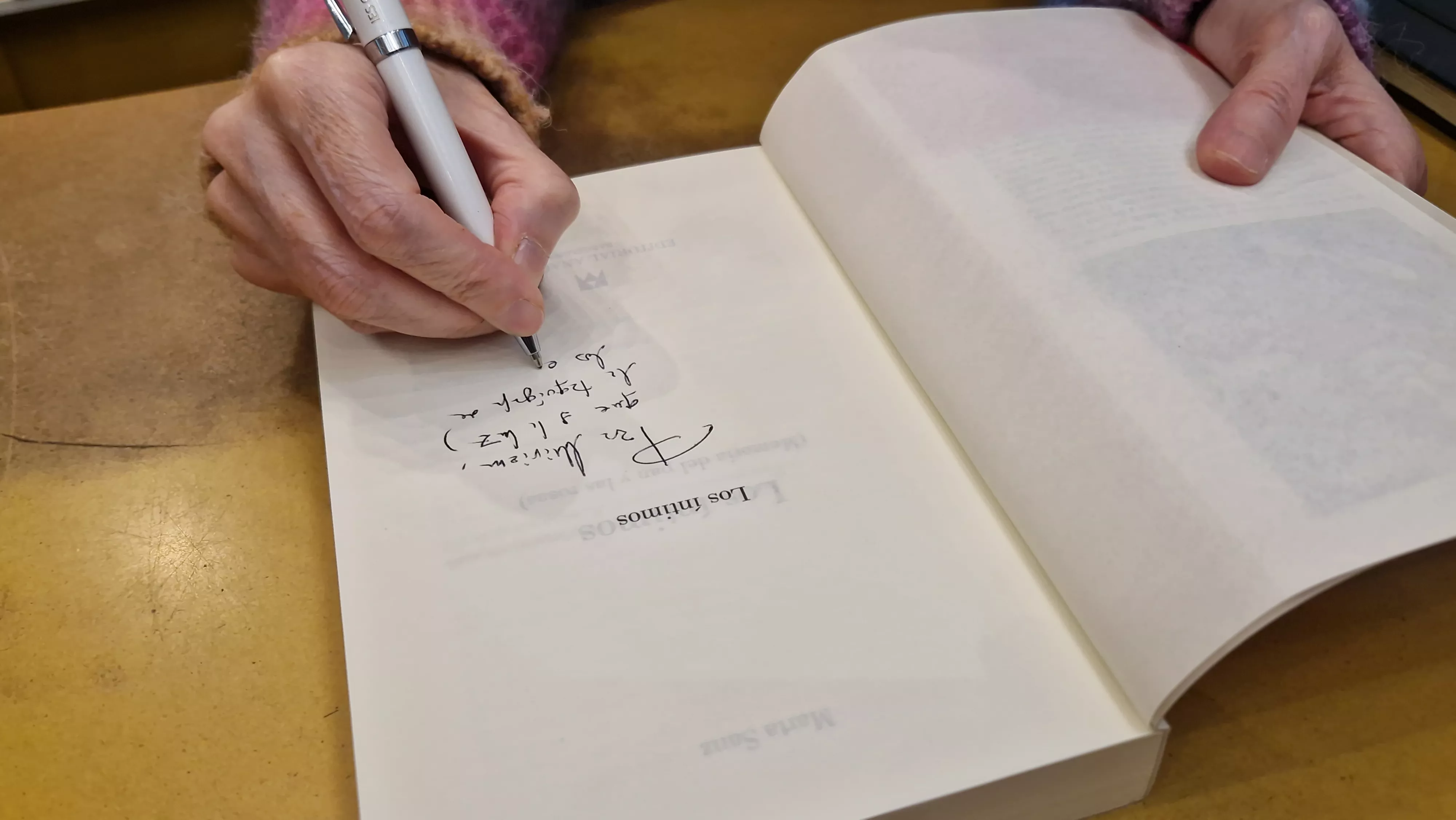 Presentación de "Los íntimos" de Marta Sanz en la Anónima. Foto Myriam Martínez