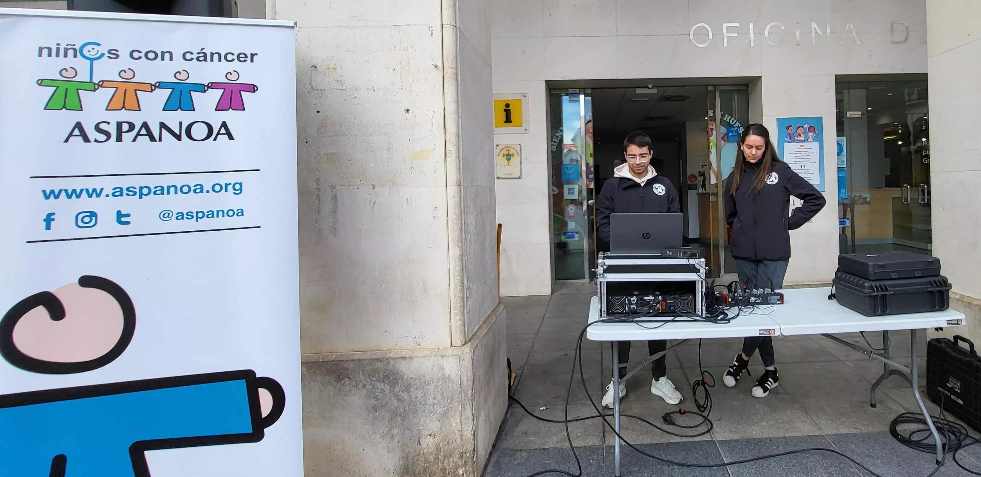 Flashmob jotero de Aspanoa en Huesca. Foto Mercedes Manterola