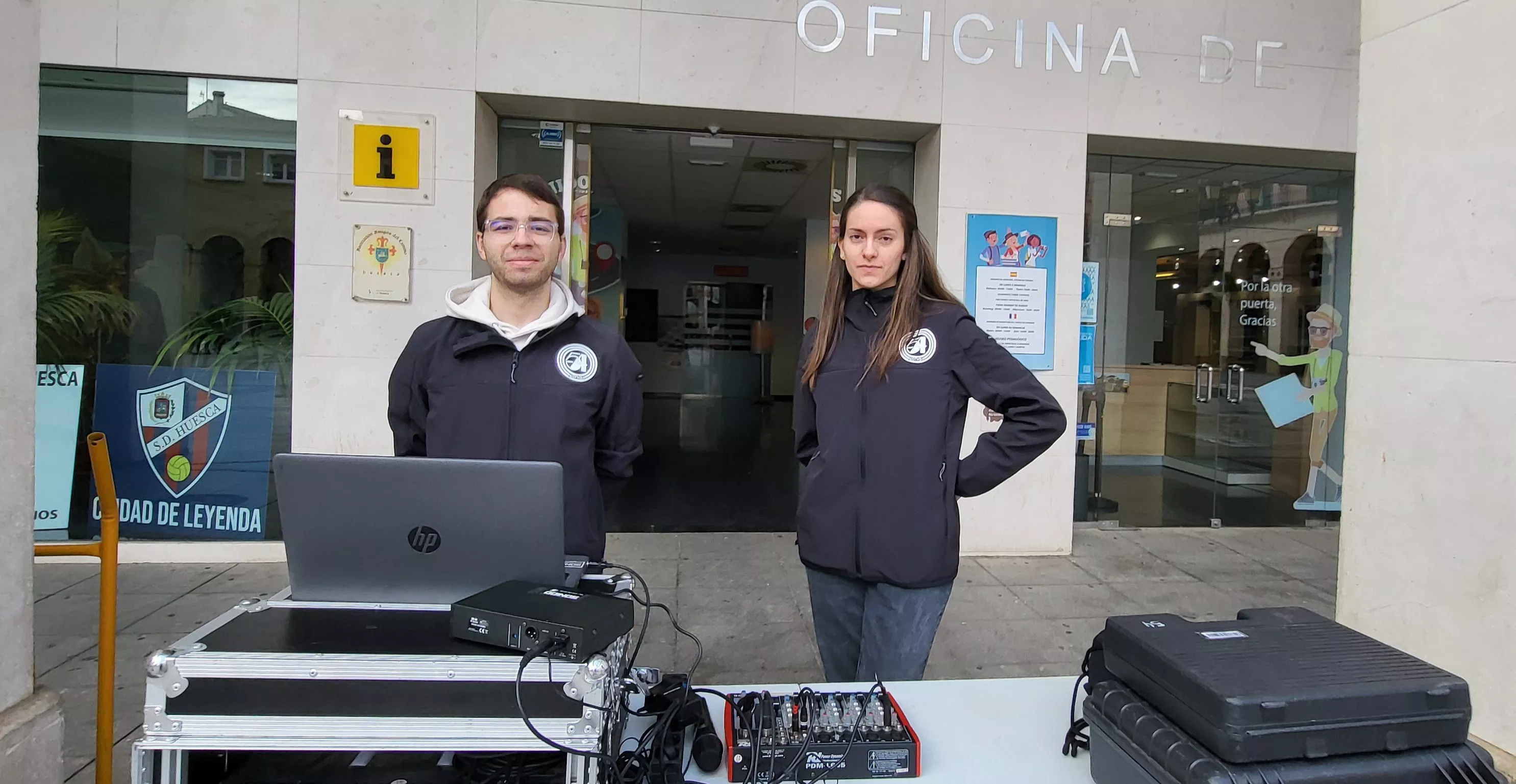 Flashmob jotero de Aspanoa en Huesca. Foto Mercedes Manterola