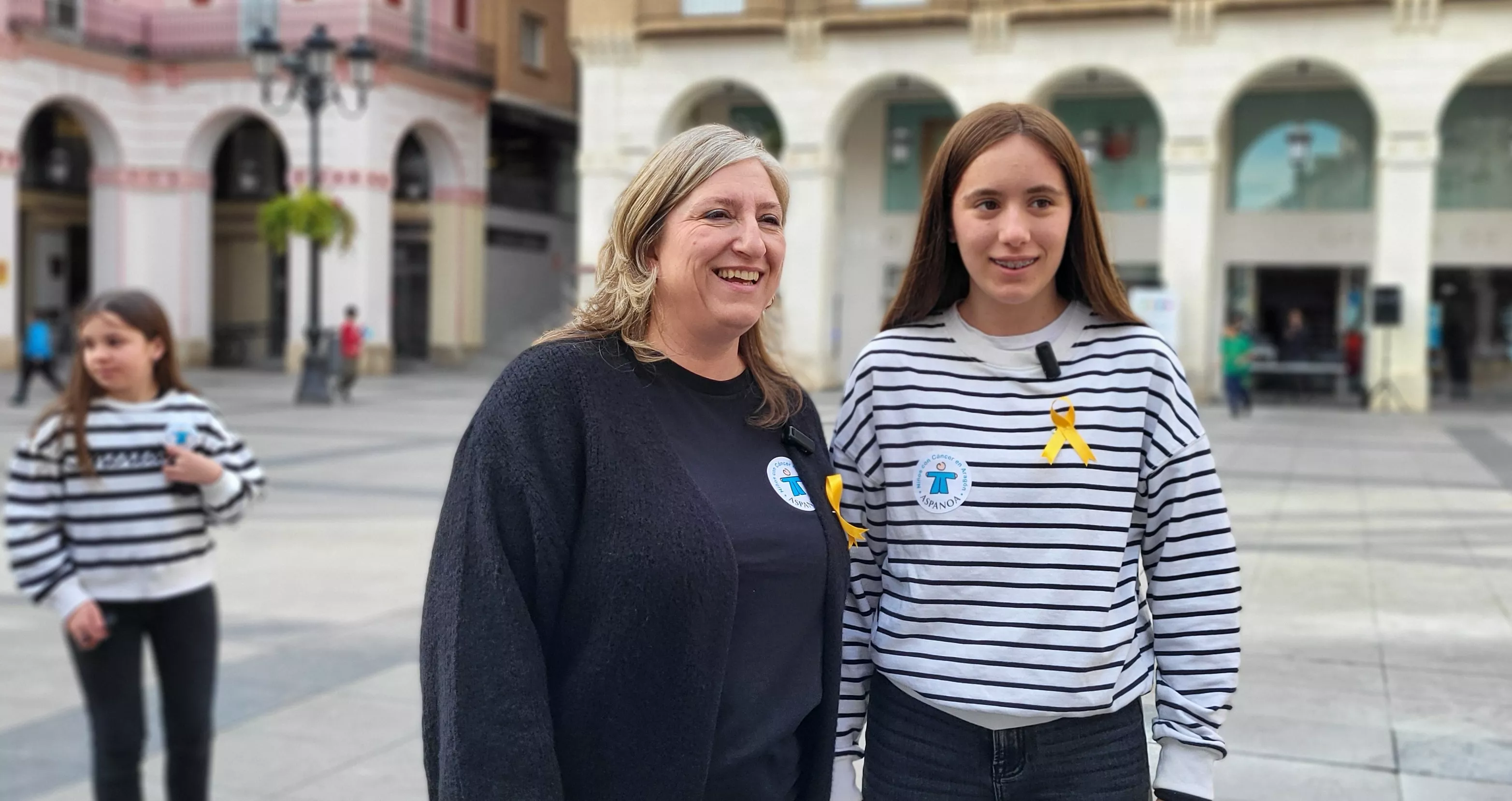 Flashmob jotero de Aspanoa en Huesca. Foto Mercedes Manterola