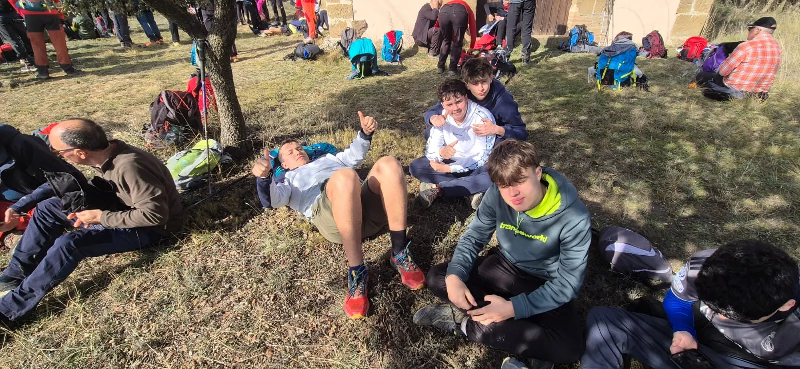 Quinta jornada de preparación de la Javierada. Foto Juanlu Herrero