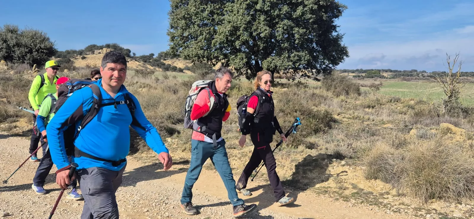 Quinta jornada de preparación de la Javierada. Foto Juanlu Herrero