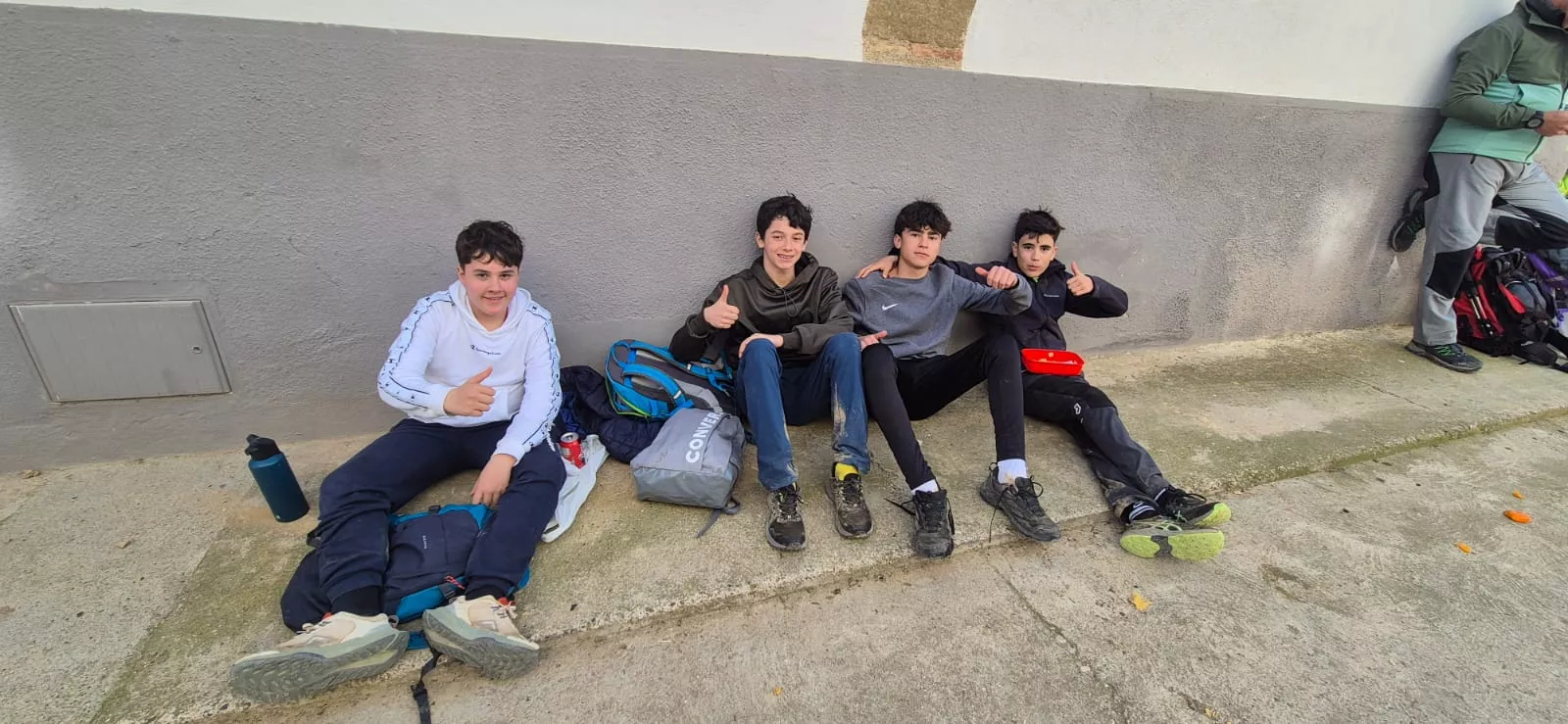 Quinta jornada de preparación de la Javierada. Foto Juanlu Herrero