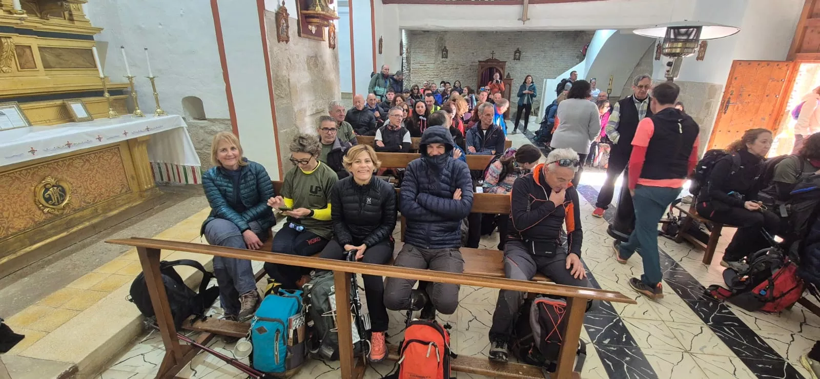 Quinta jornada de preparación de la Javierada. Foto Juanlu Herrero