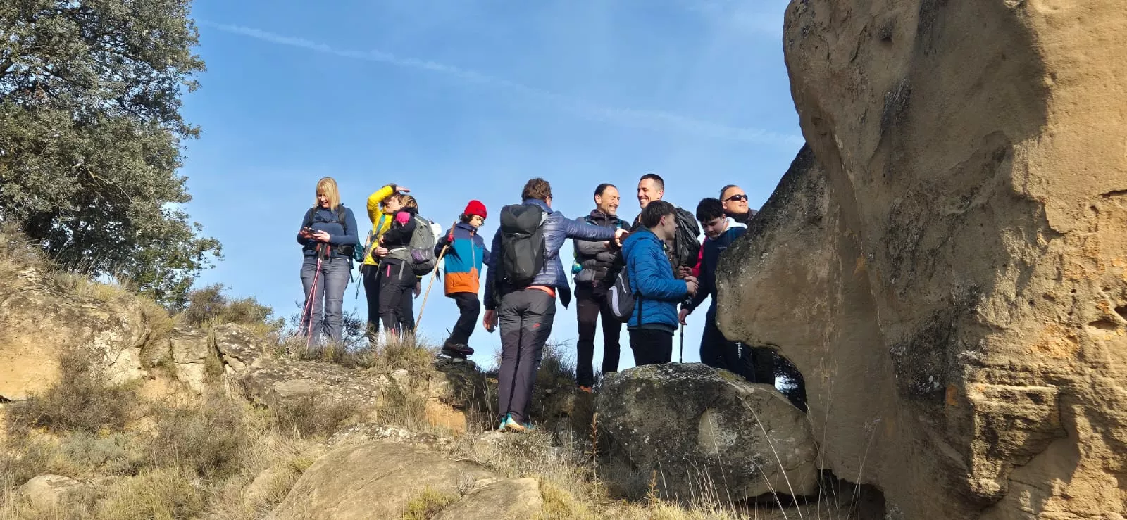 Quinta jornada de preparación de la Javierada. Foto Juanlu Herrero