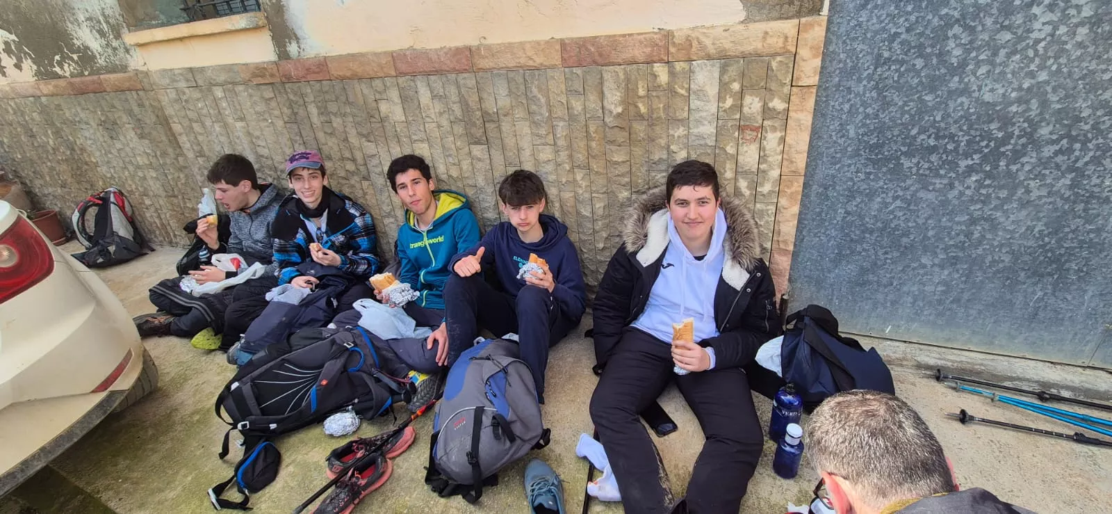 Quinta jornada de preparación de la Javierada. Foto Juanlu Herrero