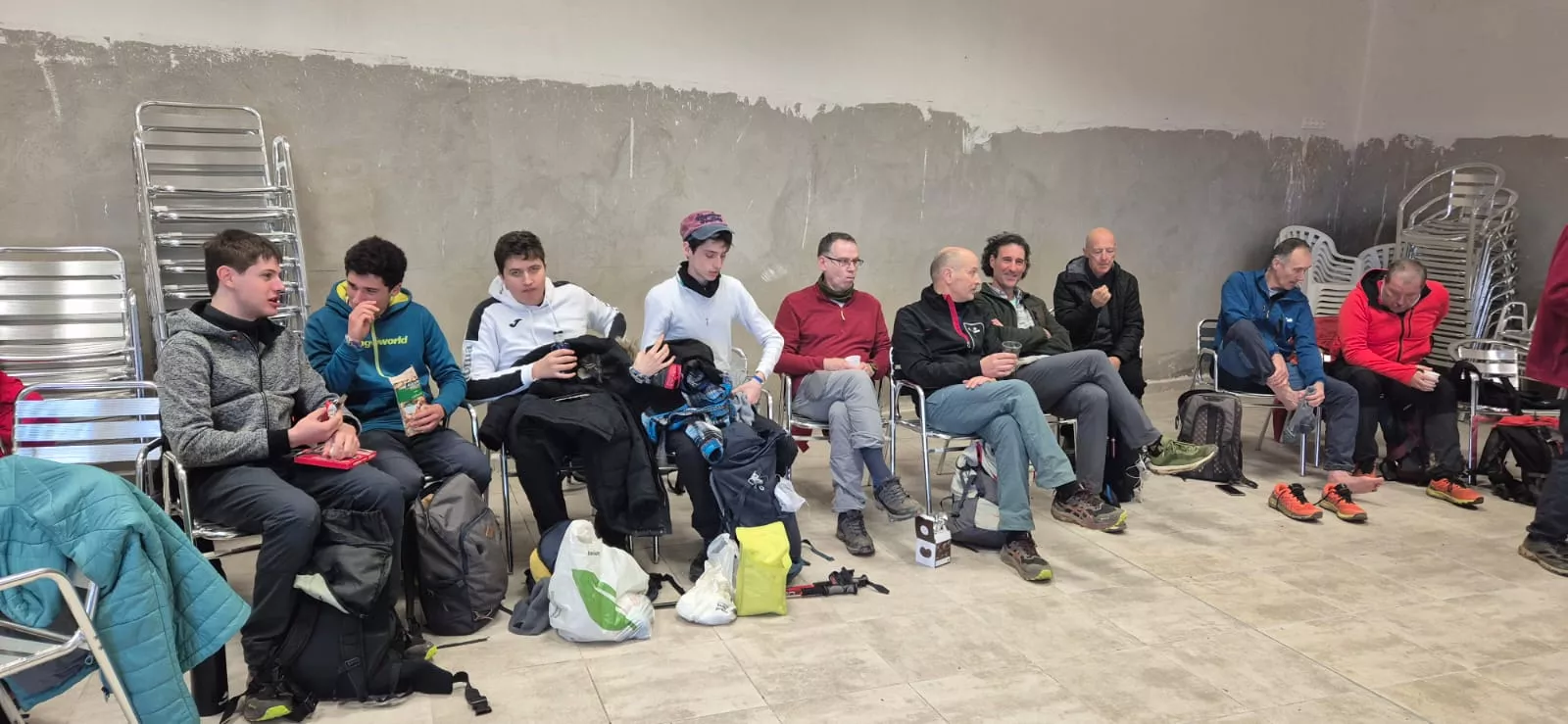 Quinta jornada de preparación de la Javierada. Foto Juanlu Herrero