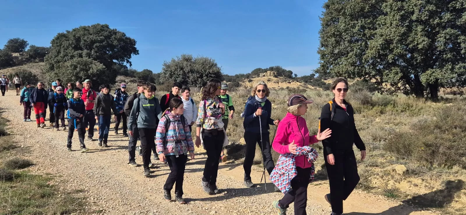 Quinta jornada de preparación de la Javierada. Foto Juanlu Herrero