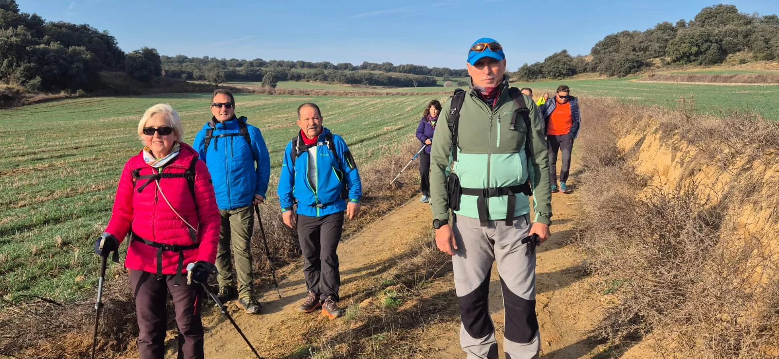 Quinta jornada de preparación de la Javierada. Foto Juanlu Herrero