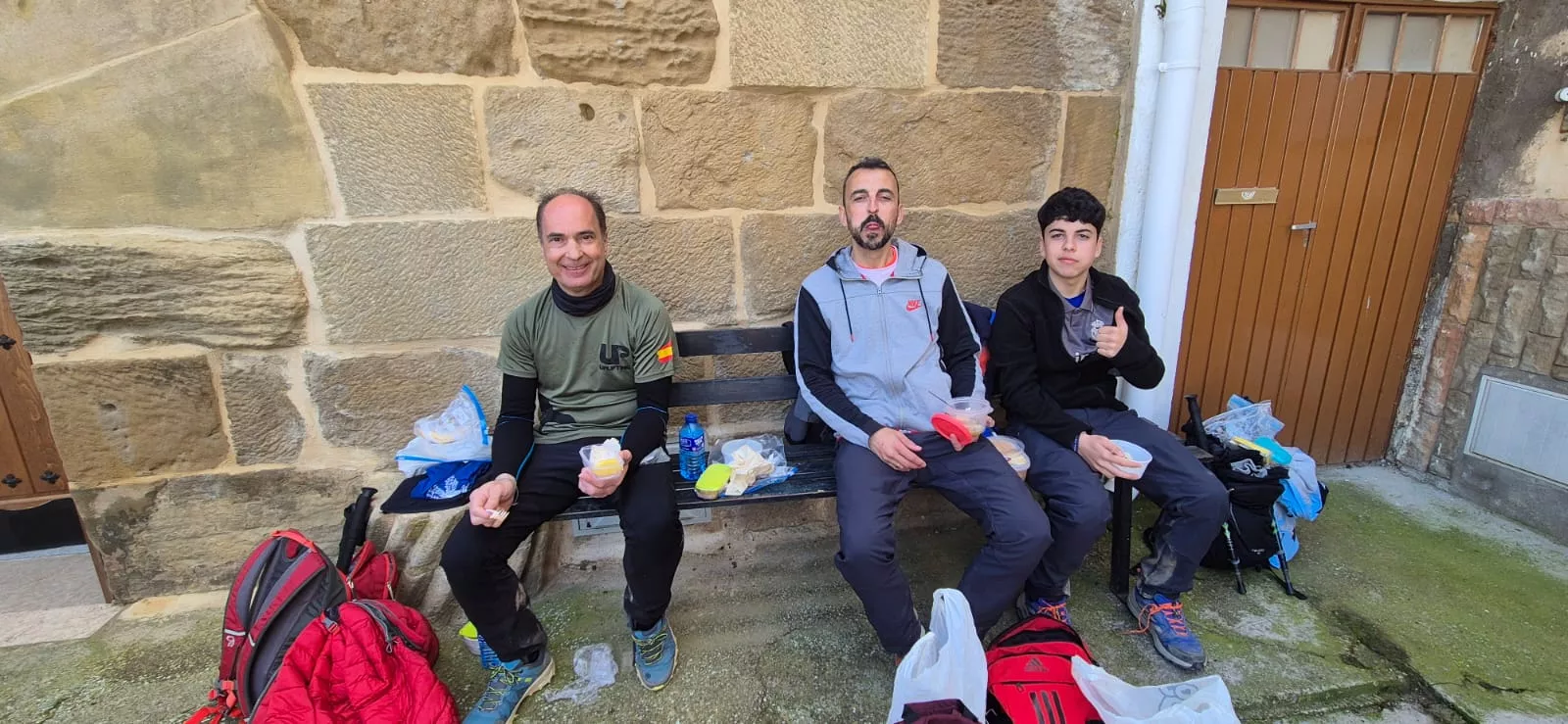 Quinta jornada de preparación de la Javierada. Foto Juanlu Herrero