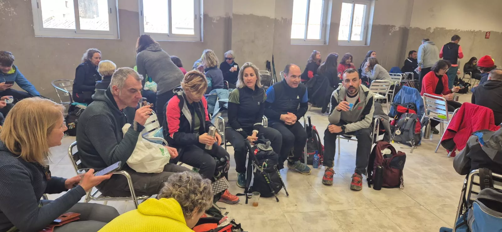 Quinta jornada de preparación de la Javierada. Foto Juanlu Herrero