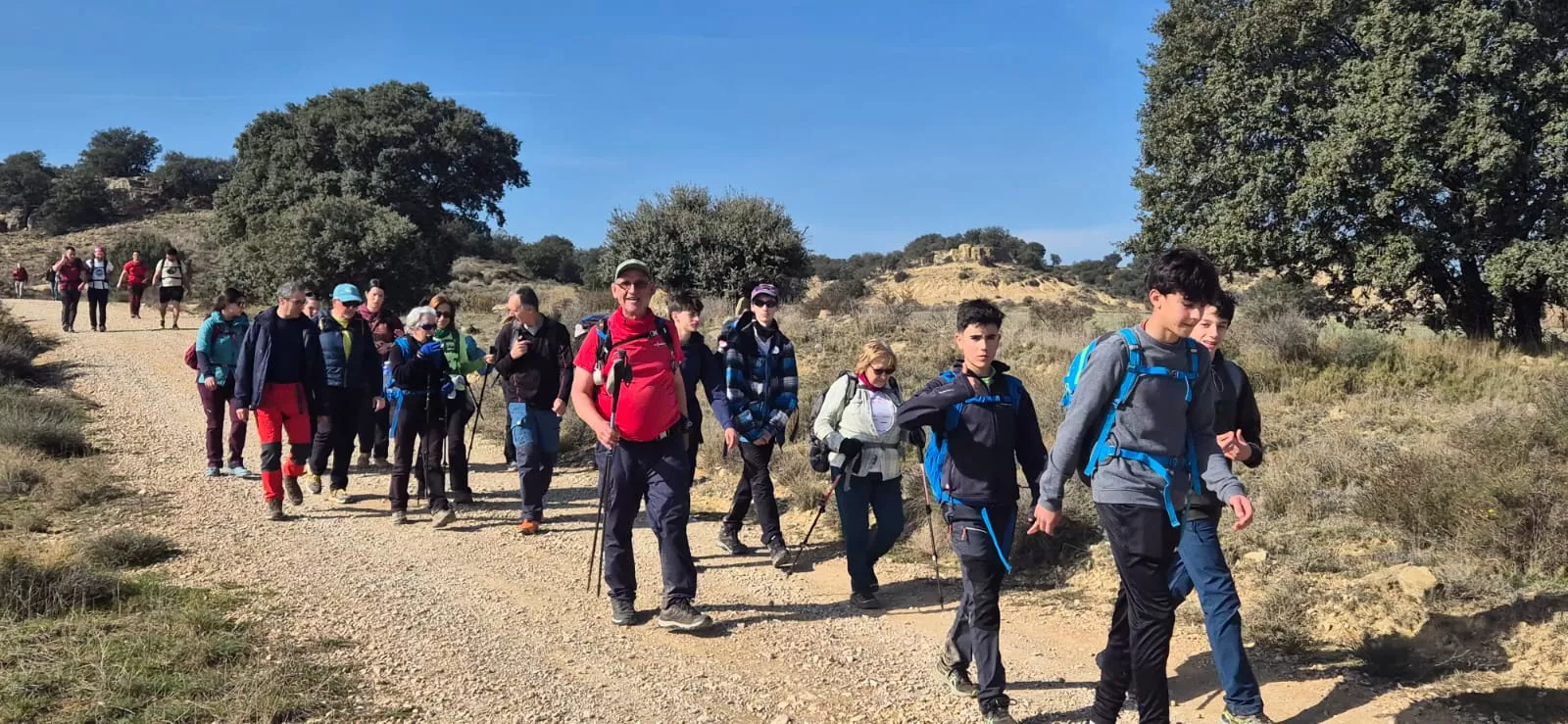 Quinta jornada de preparación de la Javierada. Foto Juanlu Herrero