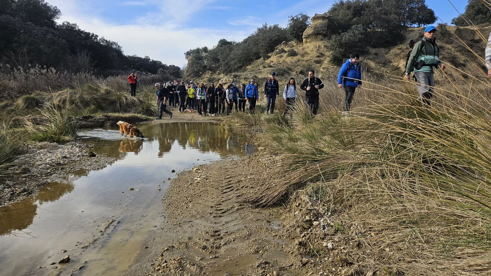 Quinta jornada de preparación de la Javierada. Foto Juanlu Herrero