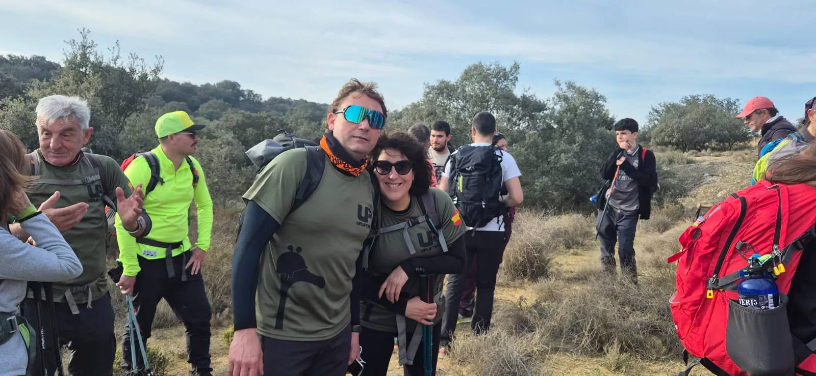 Quinta jornada de preparación de la Javierada. Foto Juanlu Herrero
