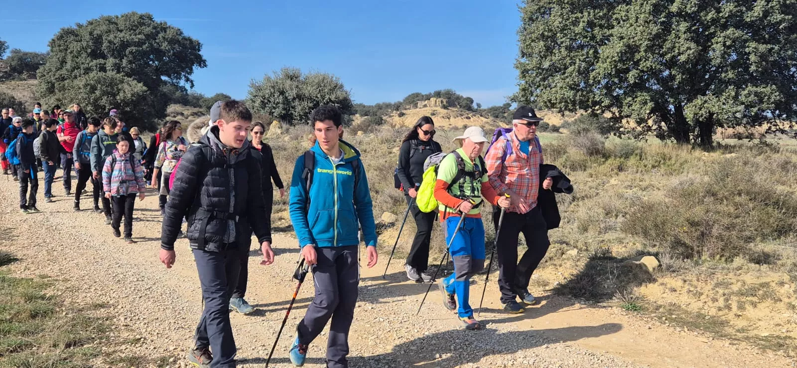 Quinta jornada de preparación de la Javierada. Foto Juanlu Herrero