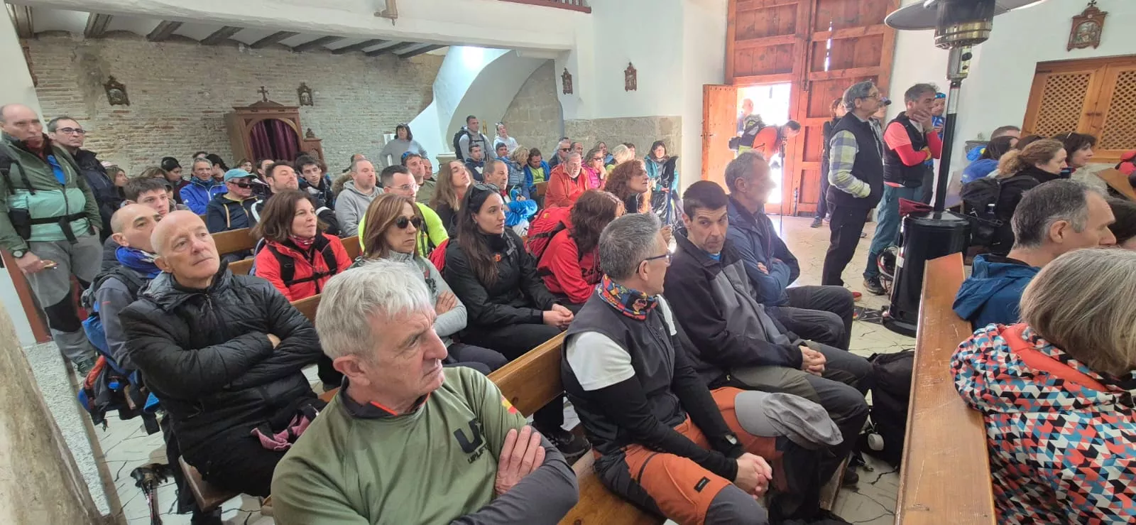 Quinta jornada de preparación de la Javierada. Foto Juanlu Herrero