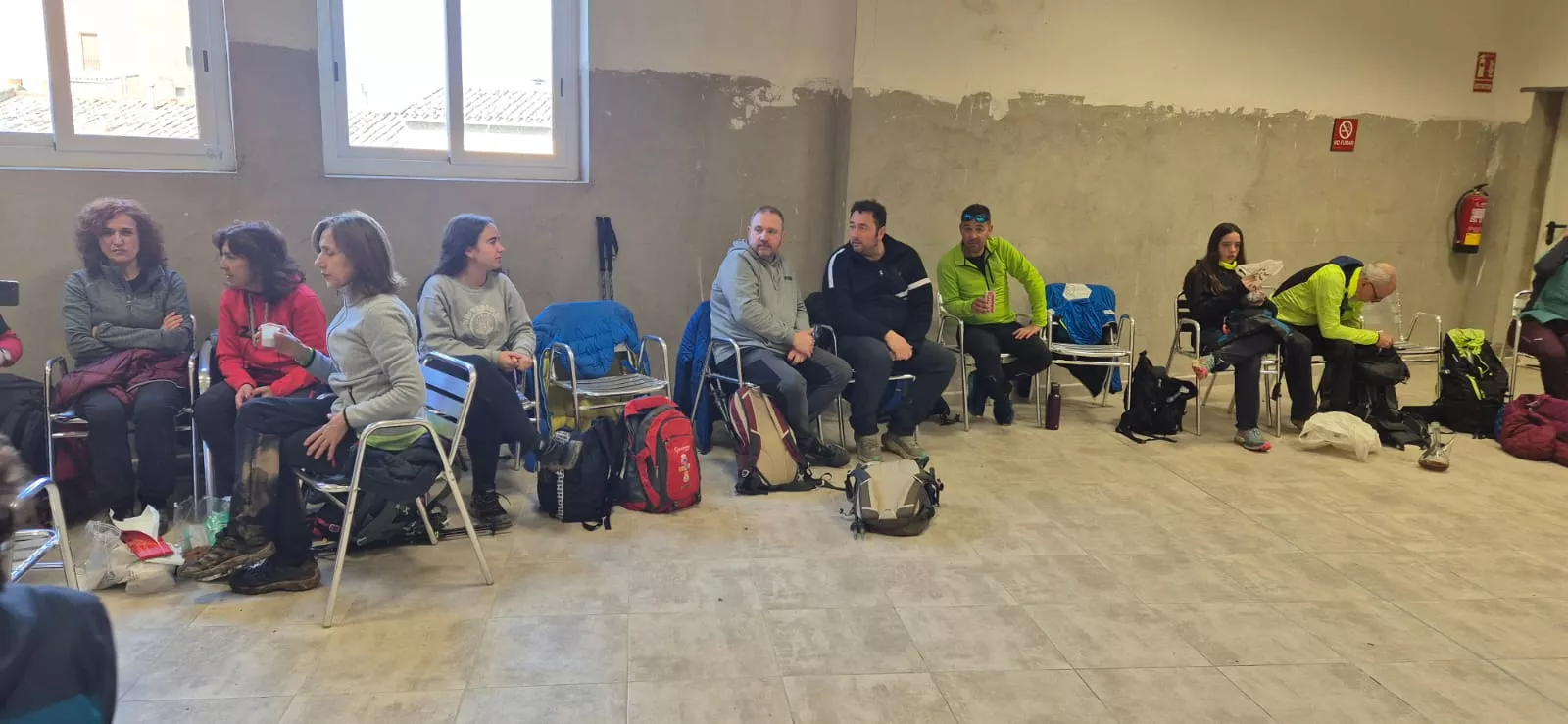 Quinta jornada de preparación de la Javierada. Foto Juanlu Herrero