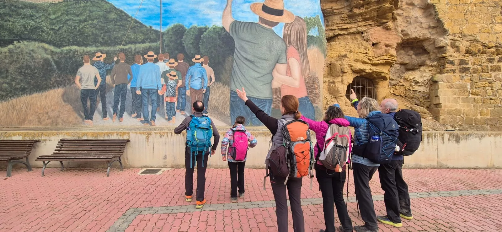 Quinta jornada de preparación de la Javierada. Foto Juanlu Herrero