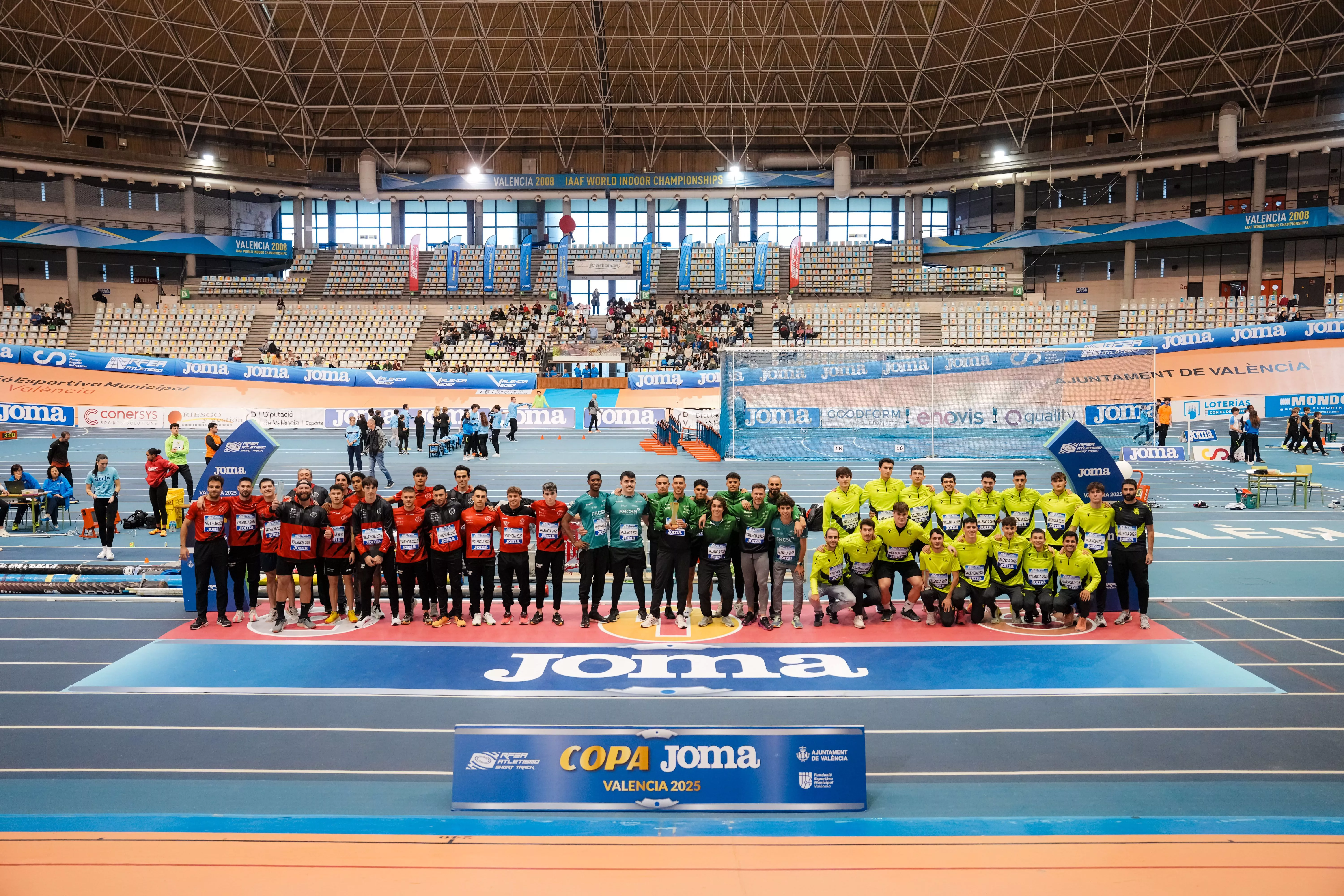 Podio masculino. Foto: RFEA