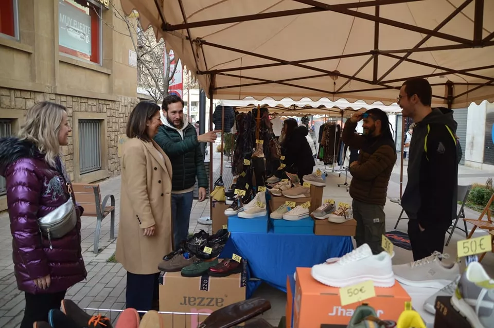 Remate de invierno del comercio de Monzón.