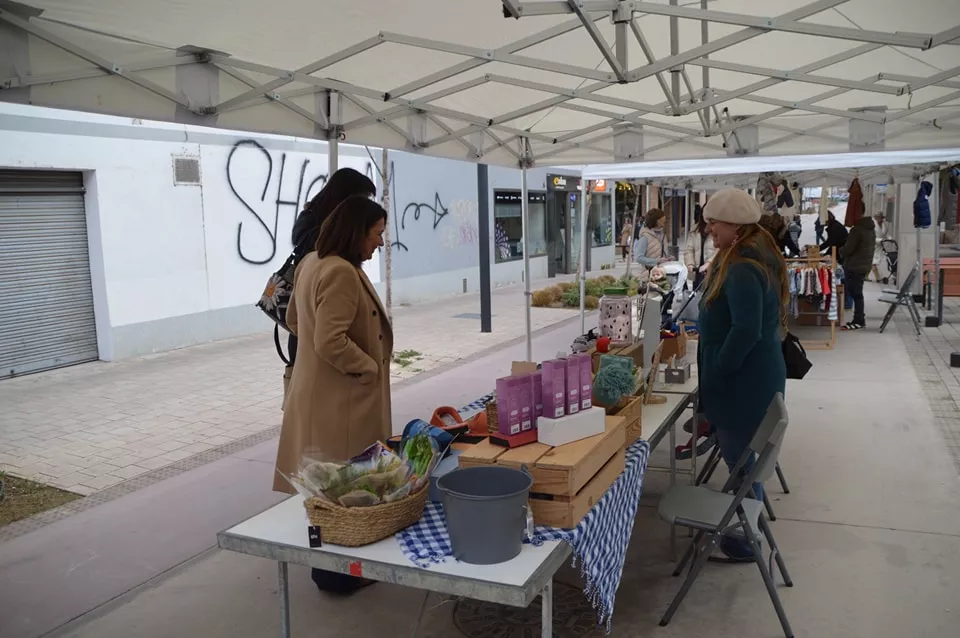 Remate de invierno del comercio de Monzón.