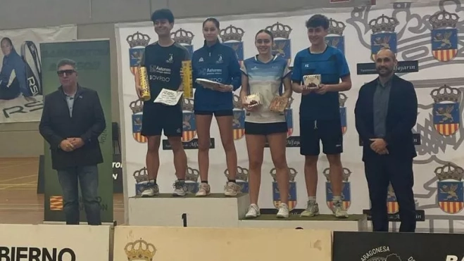 Jorge Royo, subcampeón dobles mixtos en Alfajarín Jorge Royo, subcampeón dobles mixtos en Alfajarín