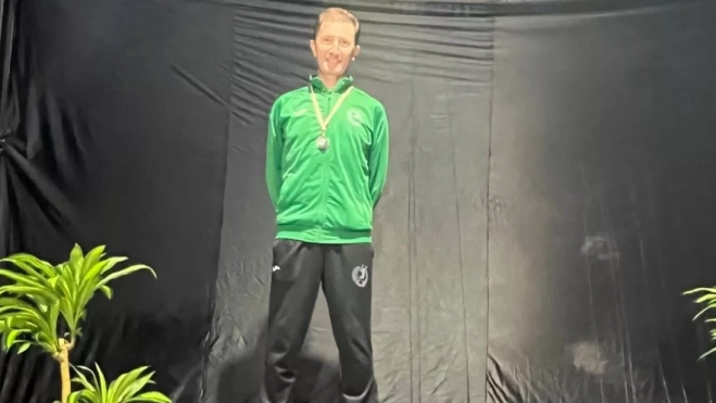 Carlos Bibián, subcampeón Senior B2 Carlos Bibián, subcampeón Senior B2