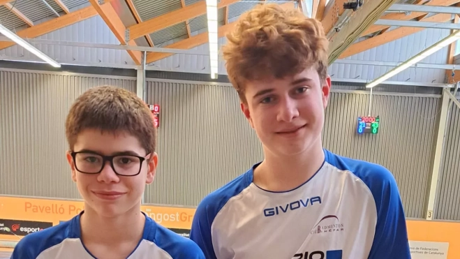 Jorge Foj y Hugo Arias en Granollers. Jorge Foj y Hugo Arias en Granollers.