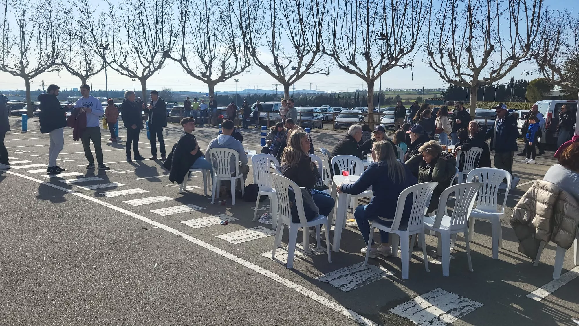 Previa del Huesca-Granada en la terraza de El Alcoraz