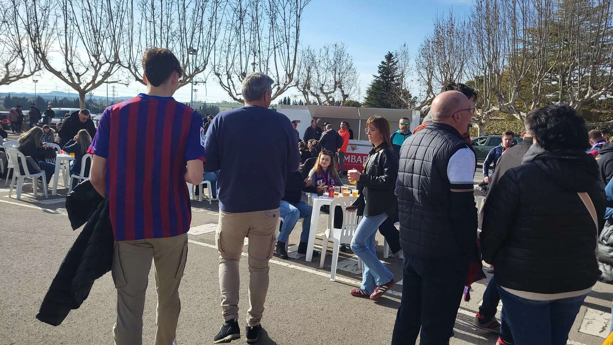 Previa del Huesca-Granada en la terraza de El Alcoraz