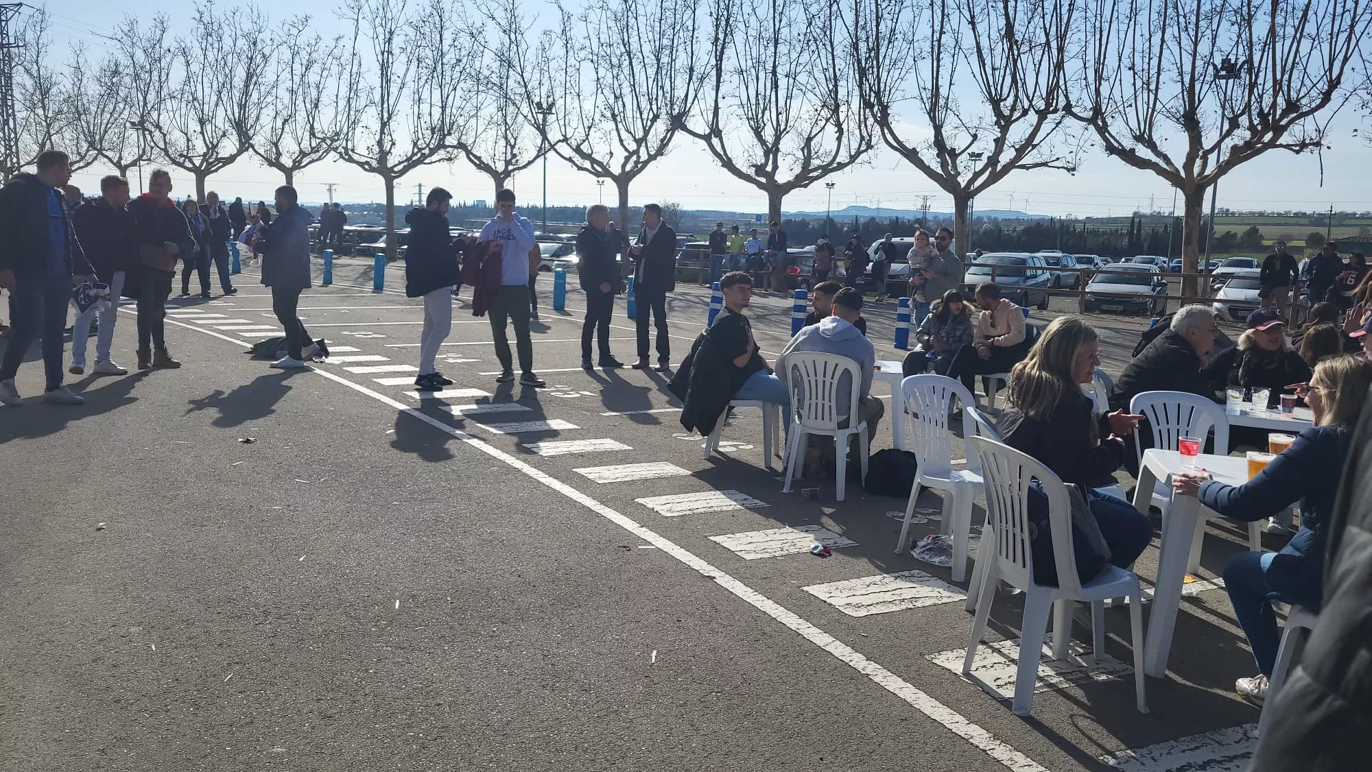 Previa del Huesca-Granada en la terraza de El Alcoraz