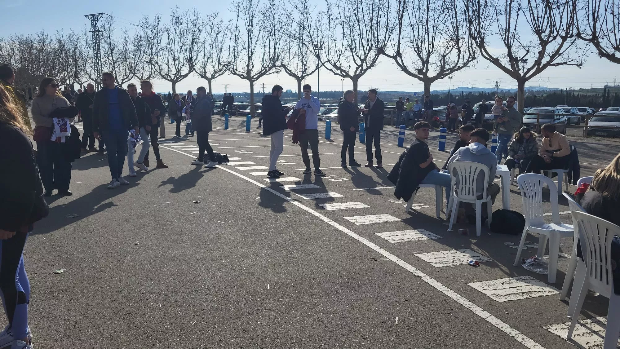 Previa del Huesca-Granada en la terraza de El Alcoraz