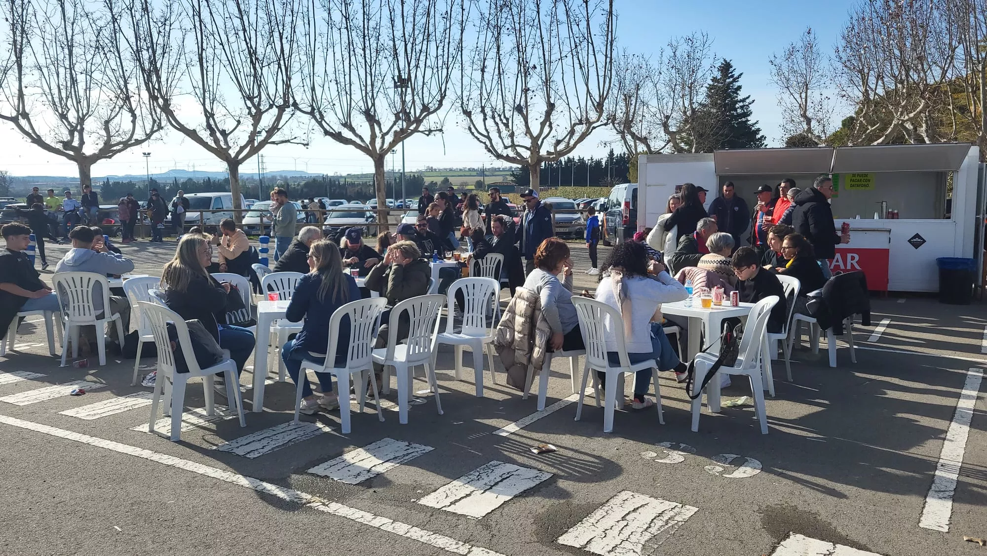 Previa del Huesca-Granada en la terraza de El Alcoraz