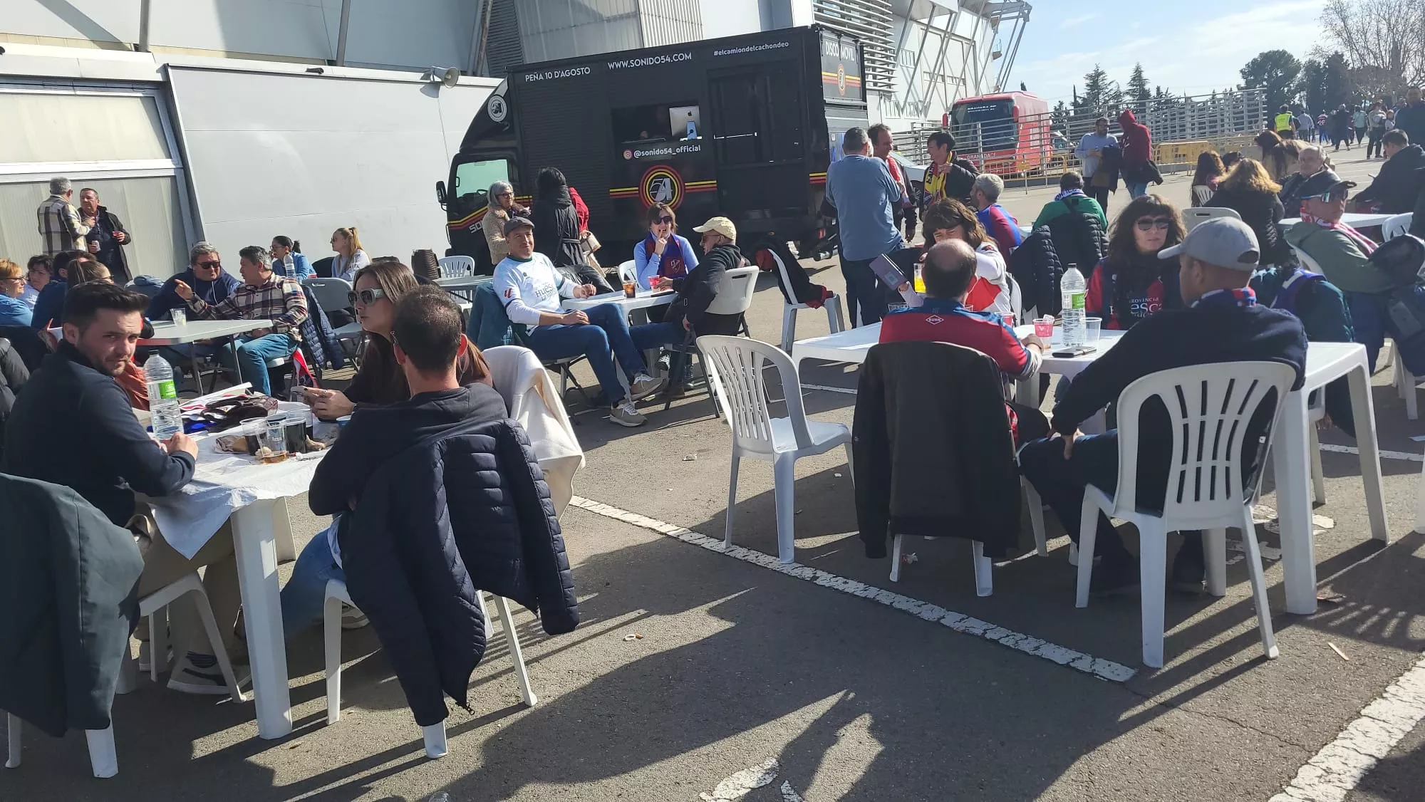 Previa del Huesca-Granada en la terraza de El Alcoraz