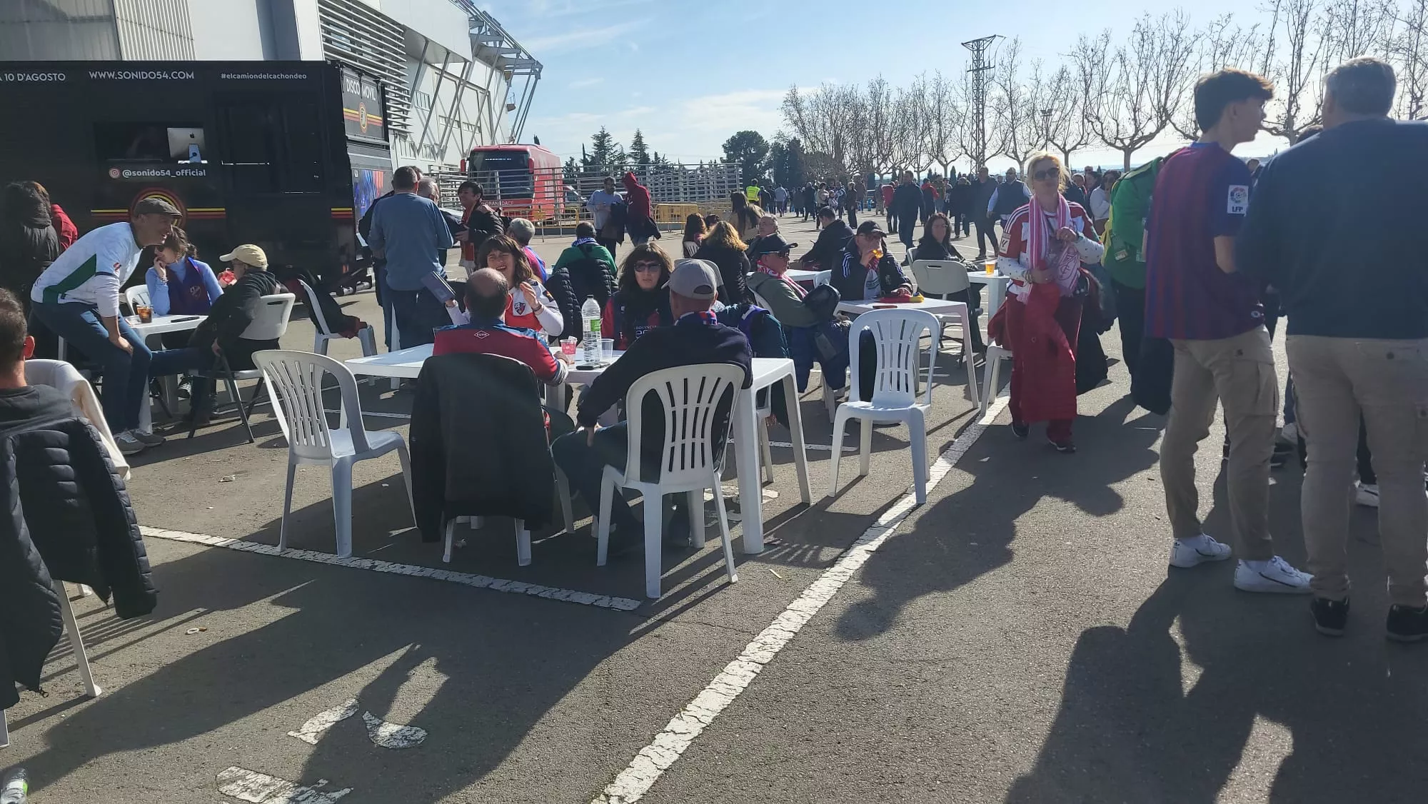 Previa del Huesca-Granada en la terraza de El Alcoraz