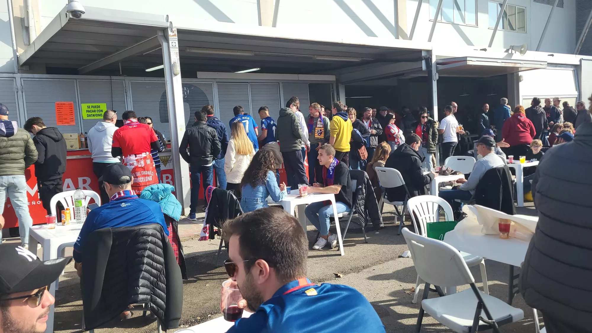 Previa del Huesca-Granada en la terraza de El Alcoraz
