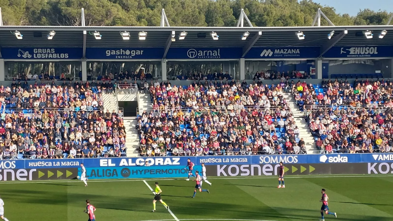 Estadio de El Alcoraz, en Huesca.