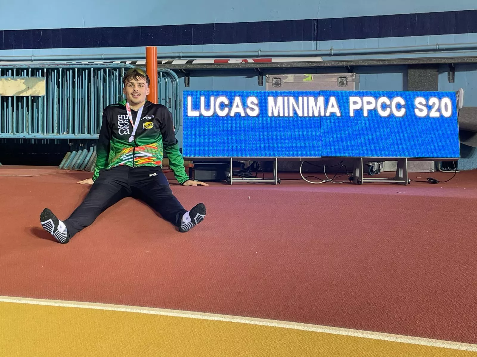 Lucas Badía, mínima combinadas Sub 20