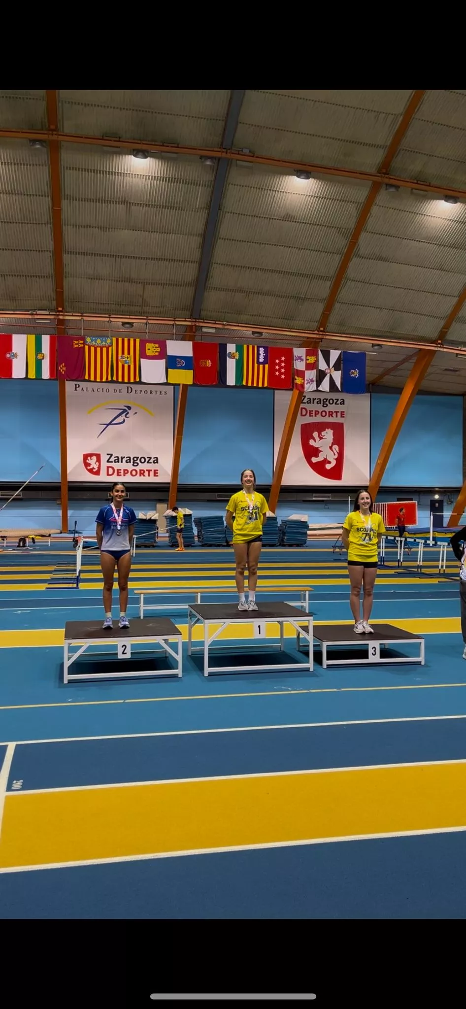 Daniela Sierra, subcampeona Sub 18 (CA Barbastro)